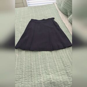 Vintage Barami Navy Blue pleated skirt